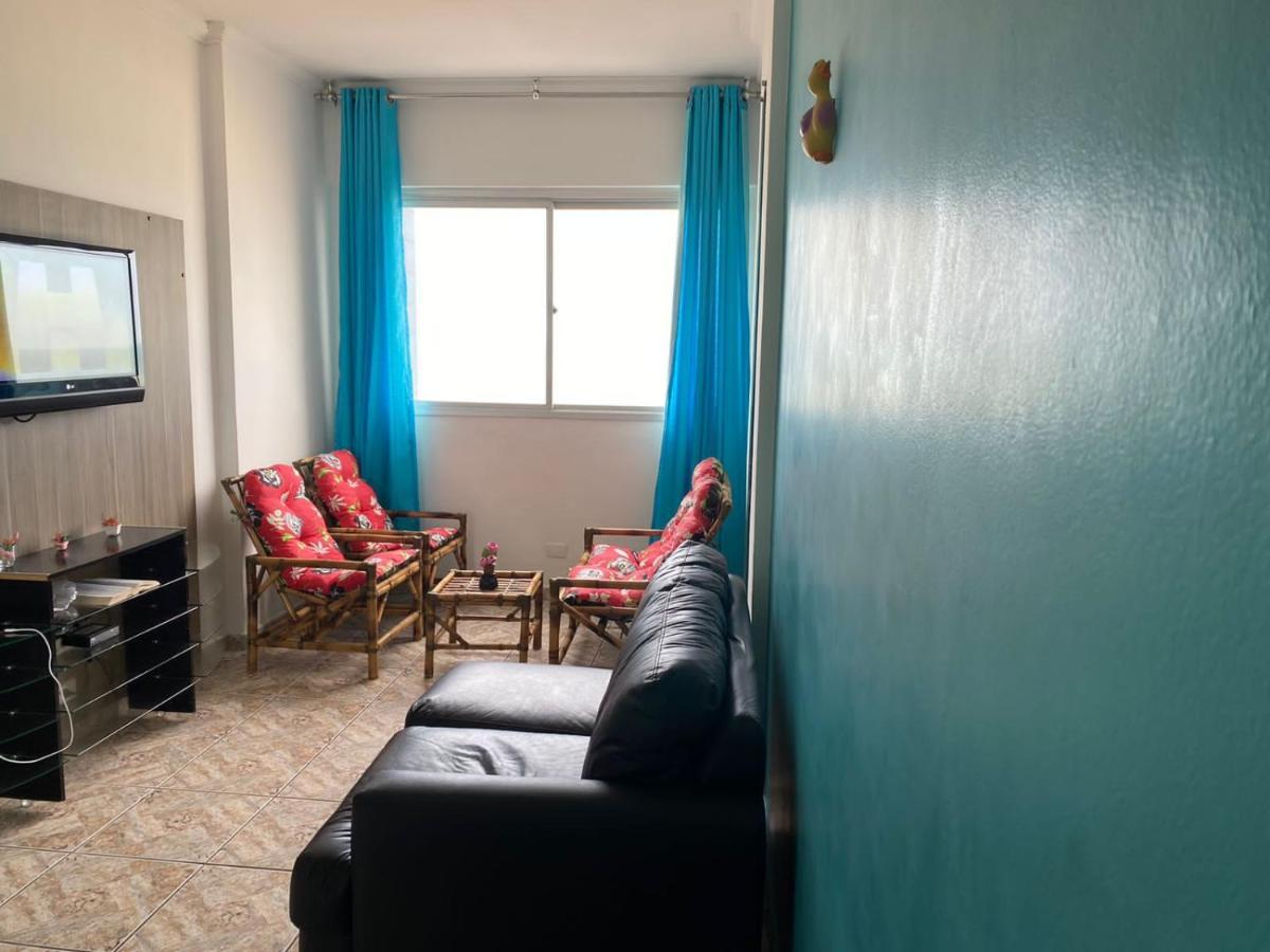 Apartamento Na Praia Grande - Aviacao Esterno foto